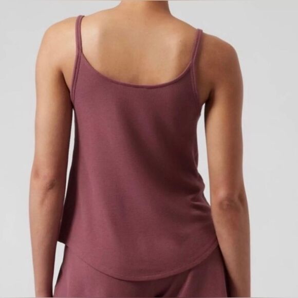 Athleta Wind Down Sleep Cami Top Yellow Size Medium NWT Retail $44 - Picture 6 of 6